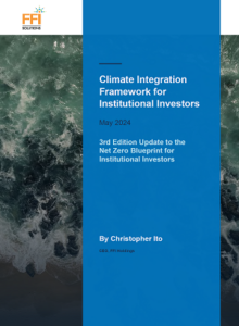 FFI Solutions - Climate Integration Framework for Investors - May 2024